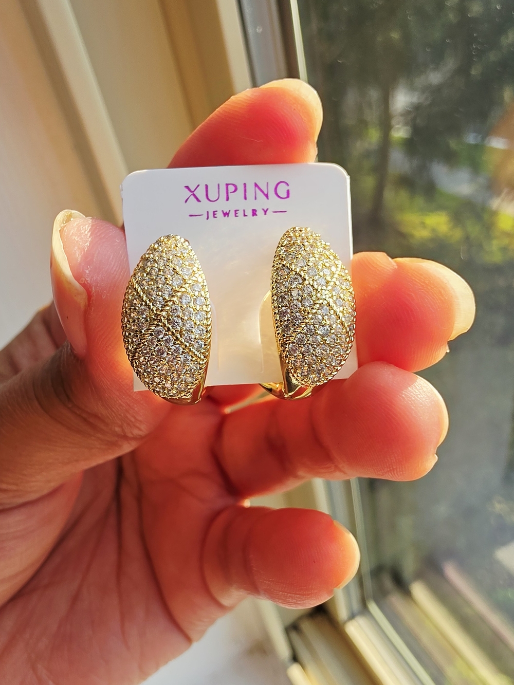 Hermosas Argollas Para Dama Oro Laminado 14k